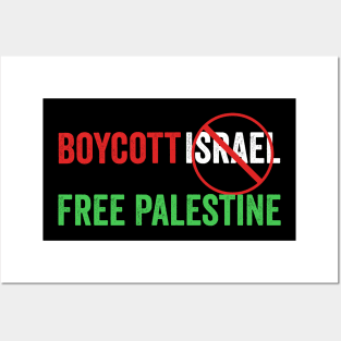 Boycott Israel free Palestine Posters and Art